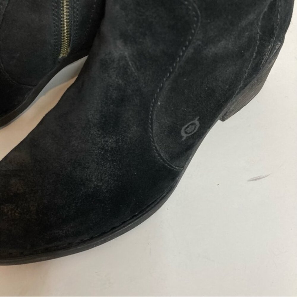 Born Cotto Suede Leather Knee High Tall Boots 10 - Picture 11 of 15